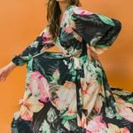 Flying Tomato  Heavenly Hues Woven Pleated Midi Dress NEW Photo 4