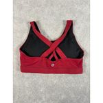 medium red sports bra high support Photo 2