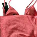 Wild Fable  Women's Coral Pink Spaghetti Strap Bodysuit - Size Medium - NWT Photo 2