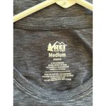 REI Heathered Black/Charcoal Gray Outdoor Base‎ Layer Active Shirt Womens Medium Black Photo 3