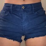 Abercrombie & Fitch Royal Blue Denim Shorts Photo 0