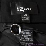 Iz Byer Iz‎ byer women's black tuxedo blazer jacket, size XS Photo 15