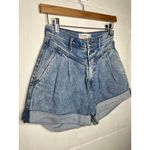 Abercrombie & Fitch 80s Mom Short Ultra High Rise Womens Denim Jean Shorts Sz 24 Photo 1