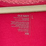 Old Navy  Y2K Womens L Pink Lace Trim Ribbed Fitted Tank Top Preppy Layering Photo 3