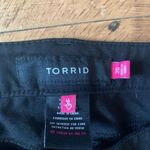 Torrid black stretchy flat front full figure size 20 slacks Photo 1