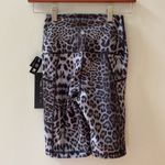 Yogalicious Lux High-Rise Biker Shorts Women’s Size XS Leopard Print Side Pocket Photo 2