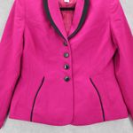 Saville Suit Petite Fuchsia 100% Wool Blazers Jackets Coats Business Formal 10P Purple Photo 3