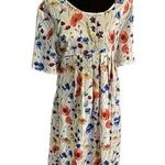 NORACORA XL Floral pullover short sleeved dress polyester NEW festival cottage Photo 0