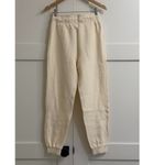 Negative Underwear Waffle Knit Jogger in Cream, Size Small Photo 7
