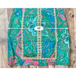 Lilly Pulitzer  MacFarlane‎ Gold Lace Multi Lilly Lounge sz 6 Shift Dress $198 Photo 9