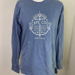 Comfort Colors Cape Cod Massachusetts Crewneck Sweatshirt Vtg 90s Fleece Line Red Size Small Photo 1