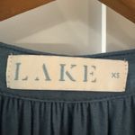 NWOT LAKE Long Nightgown Blue Long Sleeve V Neck Casual Size XS DreamModal Photo 1