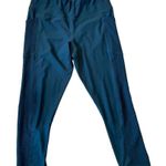 90 degrees by reflex black cropped mesh panel legging with pockets Size M Photo 0