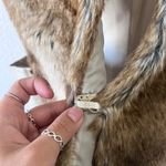 Ilia Fur Leather Vest Size M Size M Photo 5
