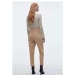 ZARA High Waisted High Rise Viscose Blend Taupe Beige Women’s Pants SZ S #2013 Photo 1