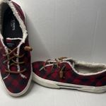 Sperry Top Sider Women 9 Buffalo Red Plaid Camping Hiking Forest Cabincore Photo 1