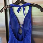 💕SEA LEVEL💕 Eco Essentials Keyhole Halter One Piece Swimsuit Cobalt Blue 6 NWT Photo 8