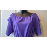 Chicme Women Purple Off the Shoulder Wide Leg Jumpsuit, Size L Size L Photo 1