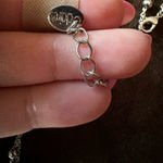 None Claire's Moveable Robot in a Dress Pendant Chain Necklace Photo 3