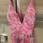 Lulus 💕💕 Bloom Wildly Magenta Floral Organza Maxi Dress ~ Floral Print M NWT Photo 13