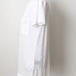 Sanctuary Linen T-shirt Top Perfectly Distressed Tee Large White Short Sleeve Photo 5