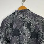 Chico's Black Purple Gray Silver Floral Chenille Sparkle Jacket Womens 3 XL 16 18 Photo 7