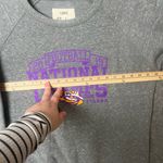 Pressbox  Woman Size large Gray 2019 LSU National Championship Sweatshirt Photo 2