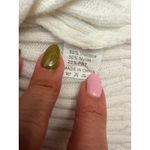 ANRABESS Ivory Ribbed Knit Sweater Pullover Mock Neck XS Soft Stretchy Size 0 Photo 3