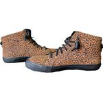 Sperry REBECCA MINKOFF x  Woman's High Top Pony Hair Animal Print Shoes Size 8 Photo 5