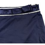 Boston Proper  Mini Skirt Size‎ 8 A-Line Pleated Bow Nautical Coastal Preppy Photo 2