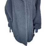 BumbleBella by Jill Martin Petite Sherpa Shawl Collar Button Black Petite M/L Size undefined Photo 2