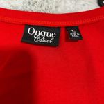 Onque Casuals Red Holiday Long Sleeve Tee Size L Photo 7