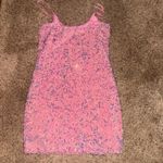 Lucy in the Sky Pink Sparkly mini dress Photo 1