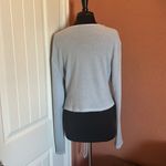 Wild Fable Baby Blue Waffle Scrunch Long Sleeve Crop Top Photo 4