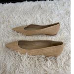 Sam Edelman  Woven Straw Pointed Toe Ballet Flats Beige Shoes Size 9 Timeless Photo 3