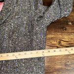 Aura  Jacket Women 14 Gray Vintage Tweed Speckled Circle Blazer Office Y2K Boho Photo 10