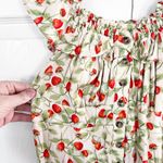 Free People She's A Dream Strawberry Ivory Maxi Dress Photo 4