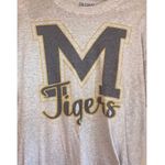 Gildan M Tigers Graphic Heather Gray T-Shirt L Cotton/Polyester Blend Photo 1