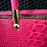 Pink Crocodile Embossed Women's Bag Photo 1