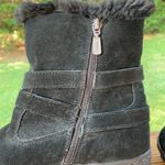 Khombu  Black Leather Kelly Snow Boots Photo 3