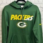 Nike  Green Bay Packers Green Pullover Hoodie Logo Therma-Fit Size Small Photo 1