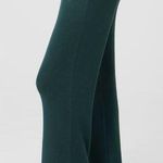 Alo Yoga NWT  Knit High Waist Salana Wide Leg Pant Midnight Green Size S Photo 0
