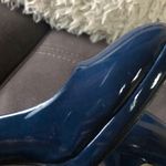 Pierre Dumas Navy Blue Shiny Heels Size 7.5 Photo 11