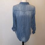 Vanilla Bay  blue casual lightweight button down shirt Photo 5