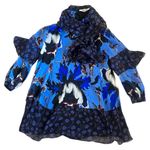Diane Von Furstenberg  Effie Floral Silk Shift Dress Photo 1