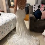 Sherri Hill  White Lace Dress Prom Photo 1