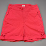 Helly Hansen Coral Pink Cuffed High Waist Outdoor Hiking Shorts Womens XS Photo 0