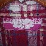 Raquel S/M Flannel Red Plaid Top Size M Photo 5