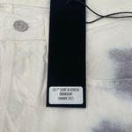 EDWIN Jean Shorts Size 26 Denim Tie Dye NWT Cai 7” Horizon White Gray Side Slit Photo 7