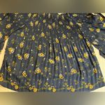 Max edition  Blue floral print blouse Photo 2